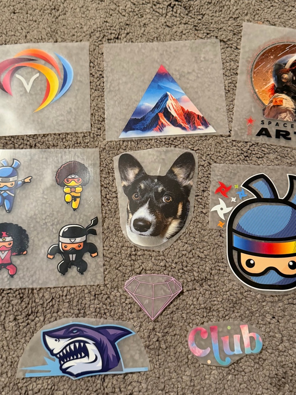 Assorted DTF heat transfer lot
